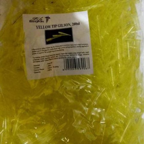 yellow tip 200mikro liter
